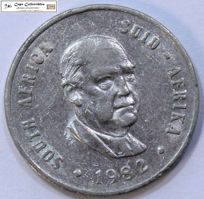 South Africa 10 Cent 1982 Vorster Coin Circulated