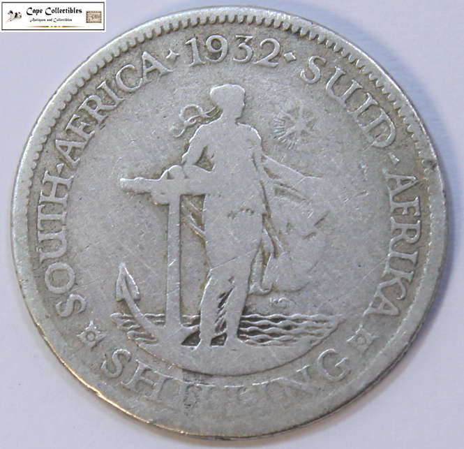 South Africa 1 Shilling 1932 Coin Circulated