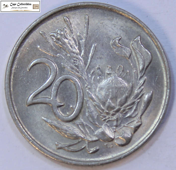 South Africa 20 Cent 1979 Coins Diederichs Circulated