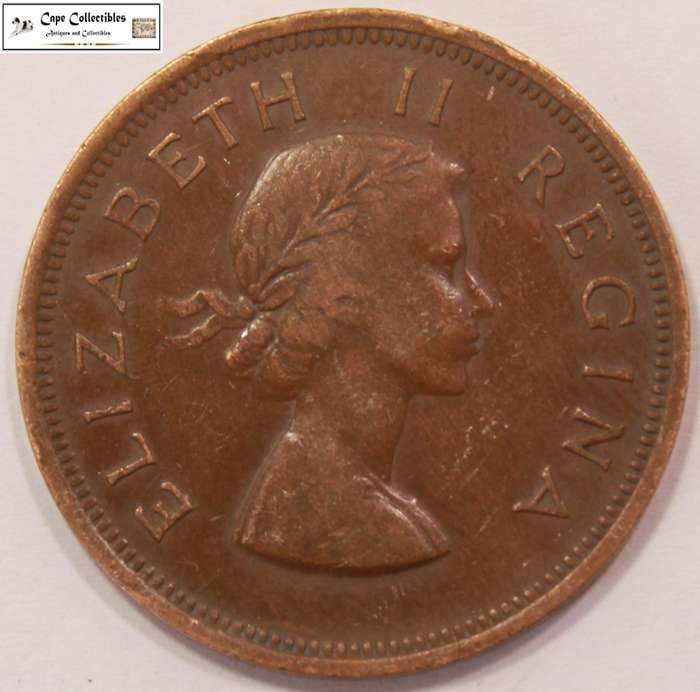 South Africa 1 Penny 1954 Coin Circulated