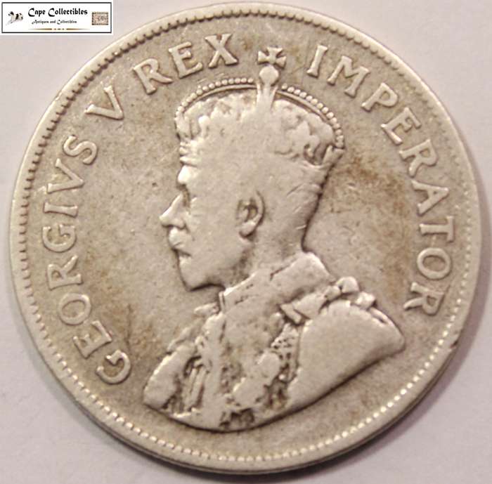 South Africa 2 1/2 Shilling 1936 Coin Circulated