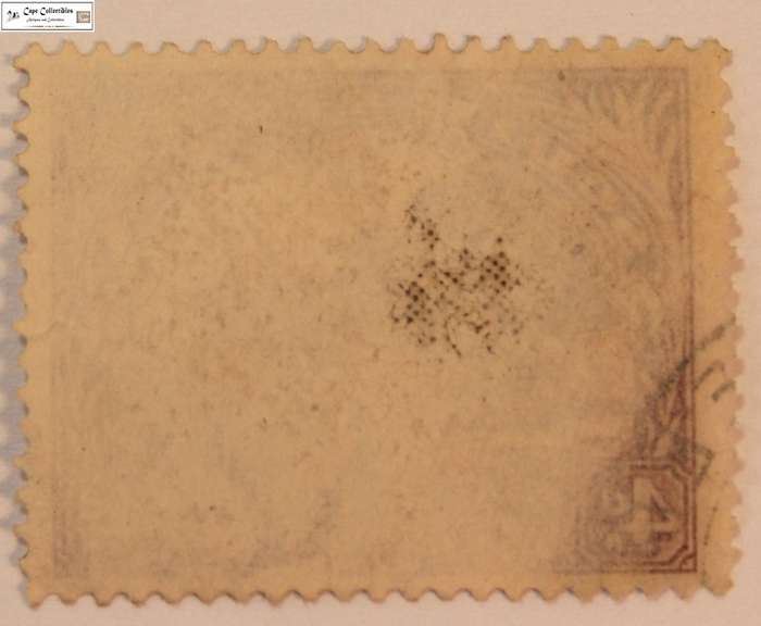 South Africa 4 Pence 1952 Kraal Stamp (Scott 58)