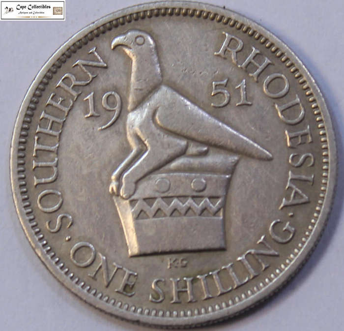Southern Rhodesia 1 Shilling 1951 Coin Circulated
