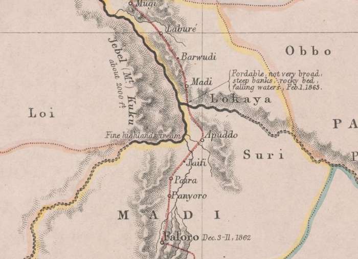 Zanzibar, Great Lakes and The Nile Map by Captain J H Speke 1857-1863 Digital Map Digital Download