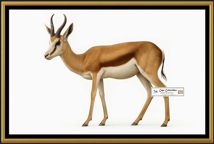 Springbok Side View Digital Download Image For Printing and Framing