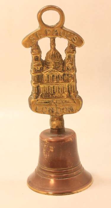 Vintage St. Paul's Cathedral Brass and Copper Bell