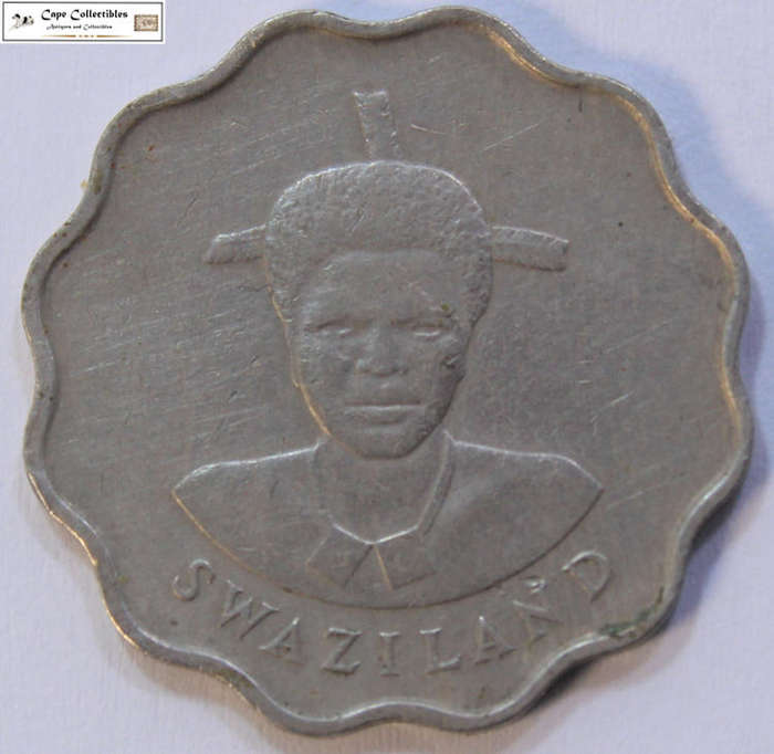 Swaziland 1986 20 Cent Coin King Mswati III Circulated