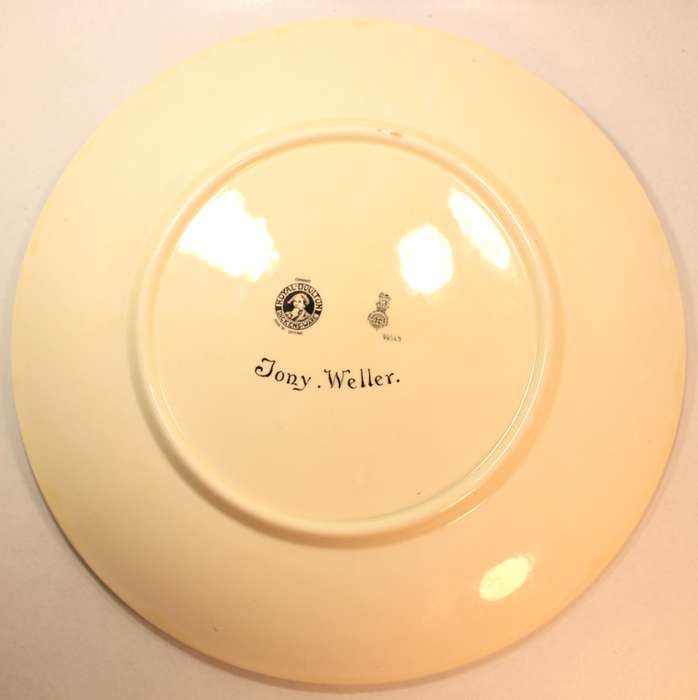 Vintage Royal Doulton Dickens Ware "Tony Weller" D6327 Charger Plate