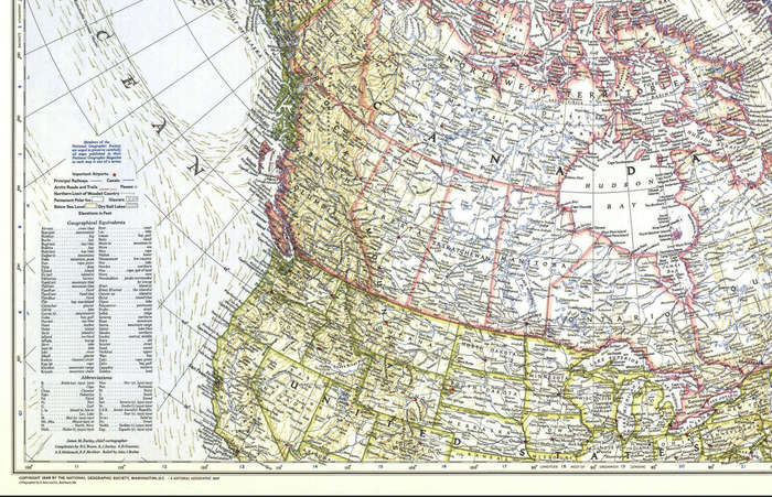 National Geographic Top Of The World 1949 Digital Maps Digital Download