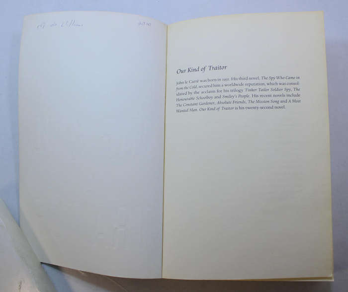 Our Kind Of Traitor by John Le Carre, Softcover Book