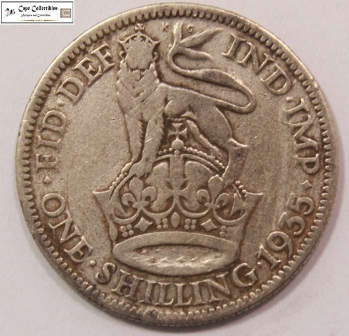 United Kingdom 1 Shilling 1935 Coin Circulated