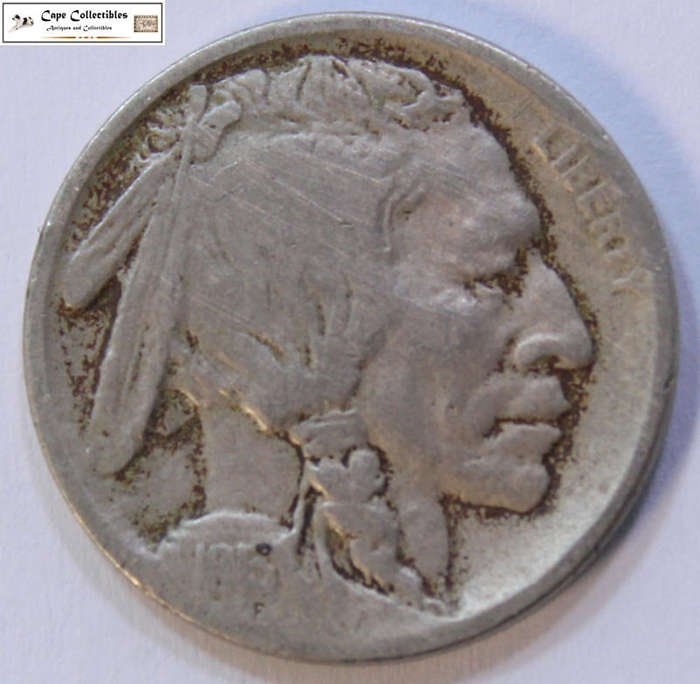 United States Of America Five Cent 1913 Buffalo or Indian Head Coin "Raised Ground"