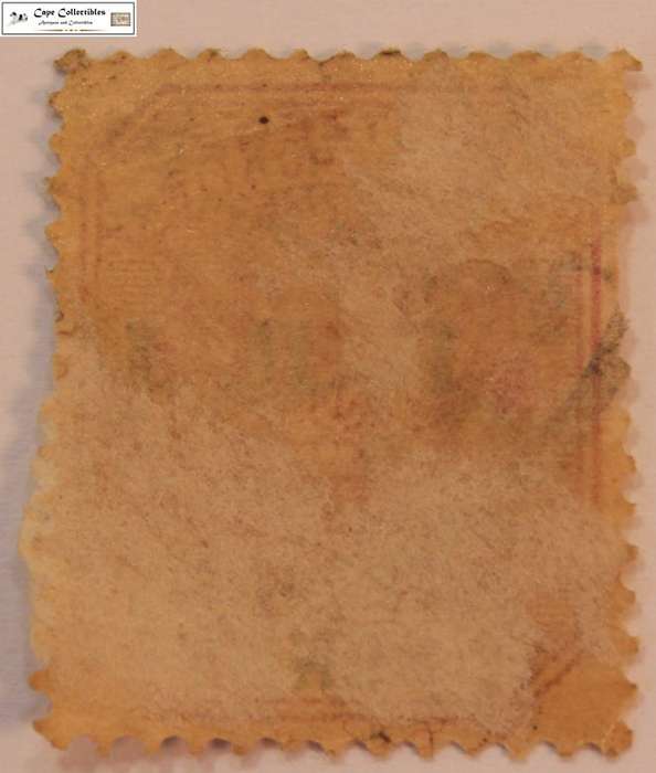 Zuid Afrikaansche Republiek 1 Penny 1901 Wagon With Pole Stamp ERI (Scott 248)