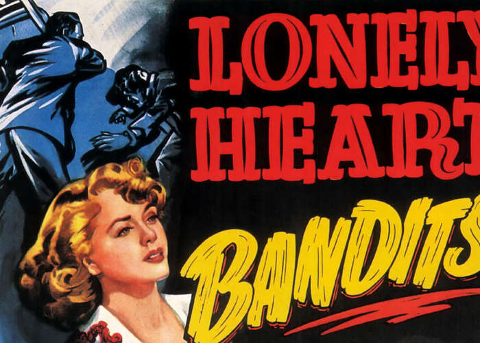 Vintage Film Noir Lonely Hearts Bandits Poster Digital Download