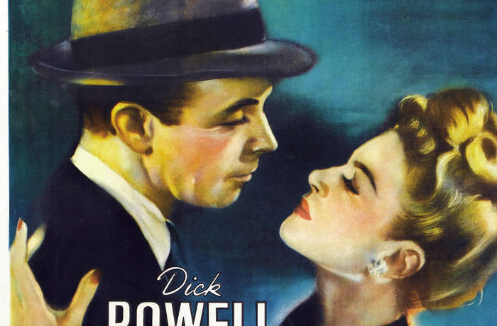 Vintage Film Noir Murder My Sweet (Farewell My Lovely Philip Marlowe) Poster Digital Download
