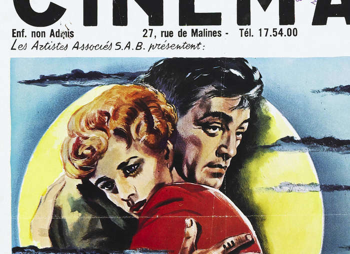 Vintage Film Noir The Night Of The Hunter (French) Poster Digital Download