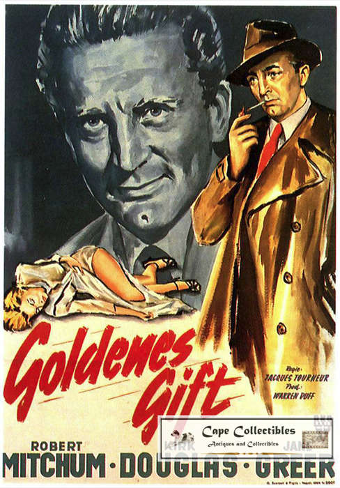 Vintage Film Noir Out Of The Past Poster Digital Download
