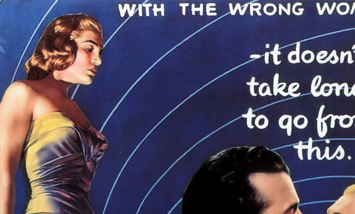 Vintage Film Noir Pitfall Poster Digital Download