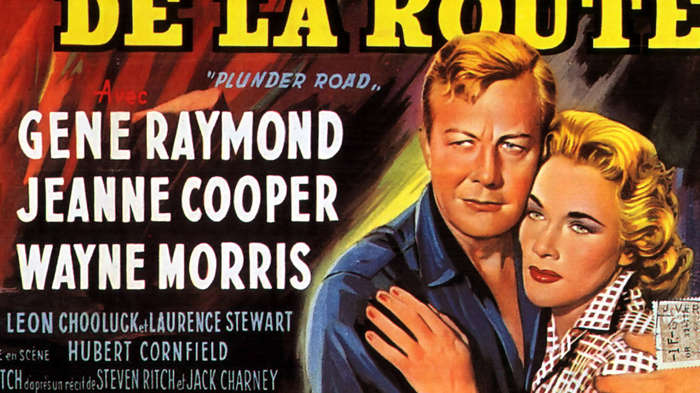 Vintage Film Noir Plunder Road French Title Poster Digital Download