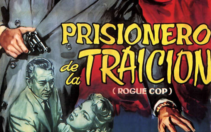 Vintage Film Noir Rogue Cop Spanish Title Poster Digital Download