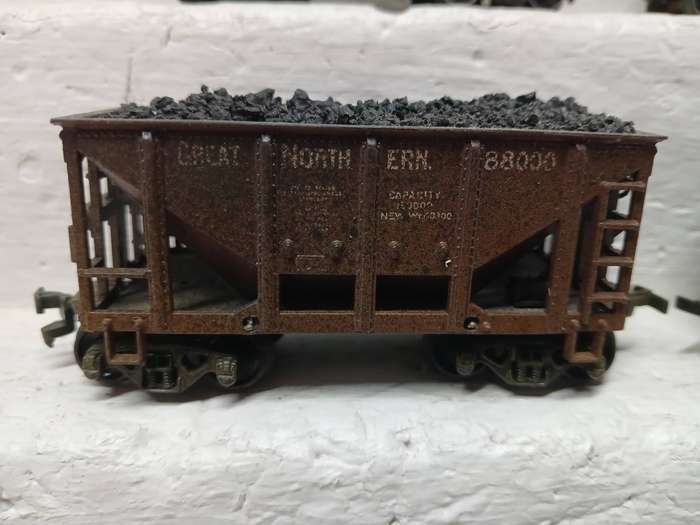 HO SCALE - GREAT NORTHERN SHORT 21 FOOT COAL/ORE WAGONS - X4