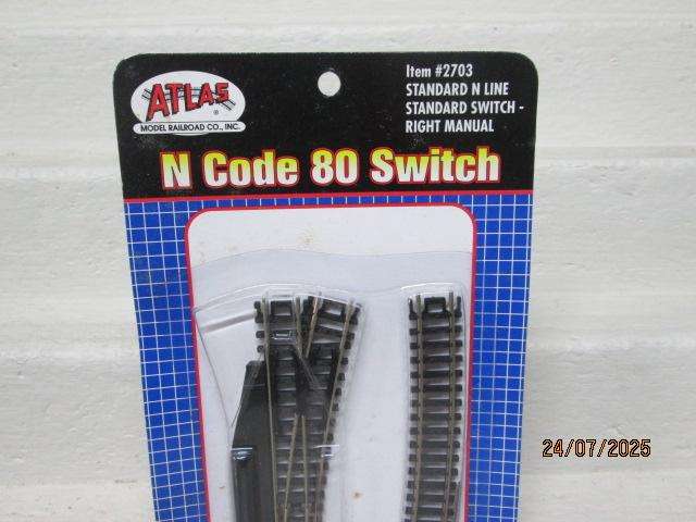 N SCALE - ATLAS - STANDARD RIGHT HAND POINT - NO.2703 - BOXED