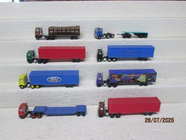 HO SCALE - ROAD TRUCKS - X8 (3D PRINTED)