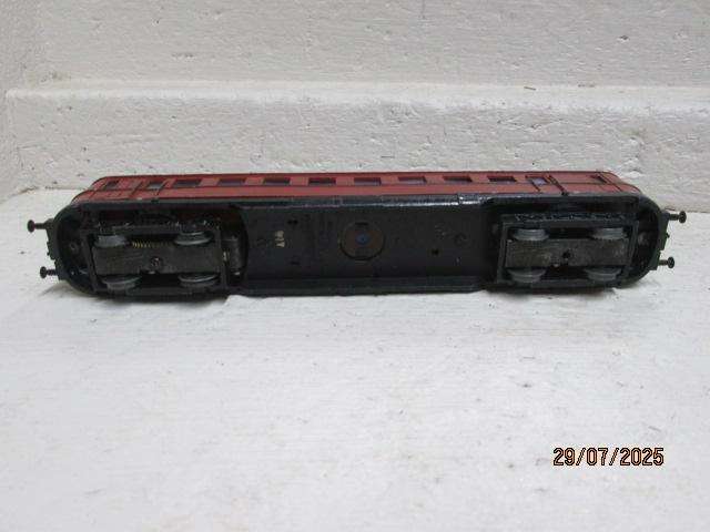 HO SCALE - FLEISCHMANN - BROWN RAIL CAR LOCOMOTIVE