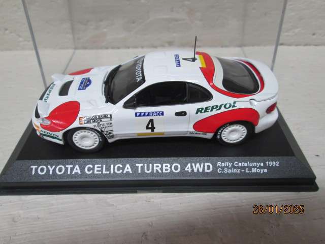 DIE CAST 1:43 SCALE - RALLY CAR -  TOYOTA SILICA TURBO 4 WD