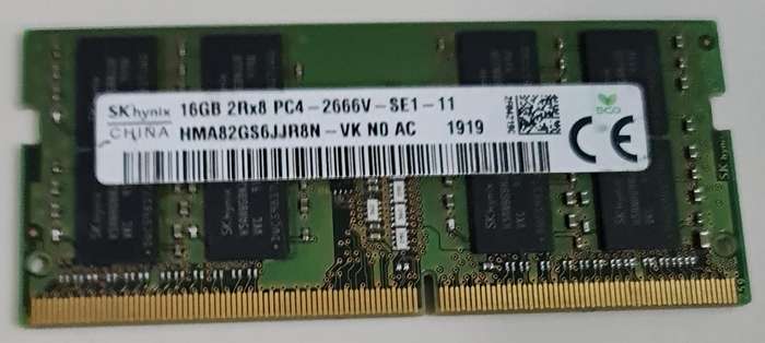 16GB DDR4 - 2666MHZ - LAPTOP MEMORY - FULL WORKING CONDITION