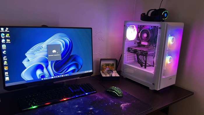 GAMING COMPUTER - RYZEN 5 5500 - A520-M PRO MOTHERBOARD - 32GB MEMORY - 512GB SSD - MSI RTX 4060 8GB