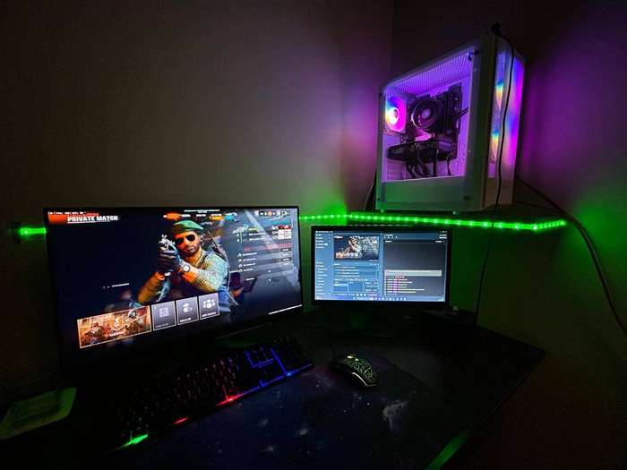 GAMING COMPUTER - RYZEN 5 5500 - A520-M PRO MOTHERBOARD - 32GB MEMORY - 512GB SSD - MSI RTX 4060 8GB