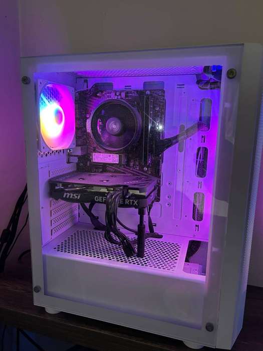 GAMING COMPUTER - RYZEN 5 5500 - A520-M PRO MOTHERBOARD - 32GB MEMORY - 512GB SSD - MSI RTX 4060 8GB