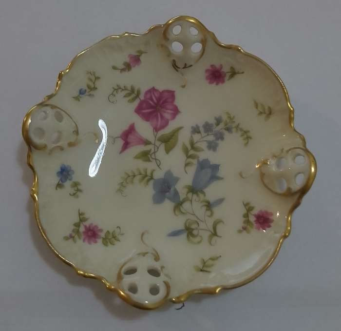 Rosenthal Germany Floral Miniature Trinket Dish Plate