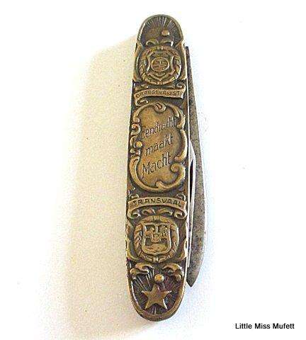 A Boer War Kruger De Wet knife