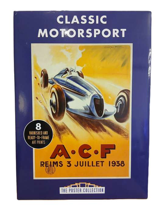 Classic Motorsport Collection Poster set Eight Posters Grand Prix