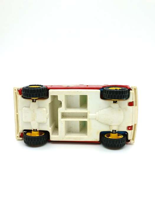 Vintage 1978 Buddy L Red Volkswagen CottonTail VW Rabbit Fire Car