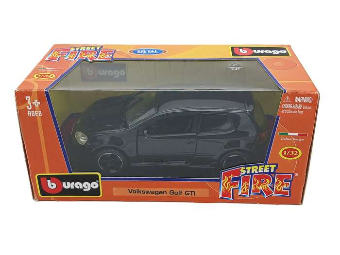 Bburago Volkswagen VW Golf GTI Black 1/32
