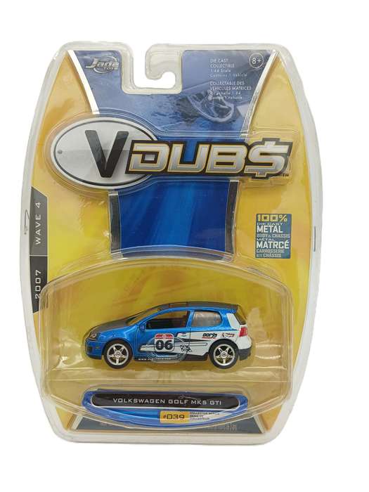 Jada Toys VDUBS Volkswagen VW Golf GTI Mk5 (2007) Blue