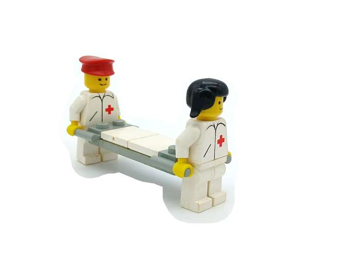 Vintage Lego Set Ambulance No.6680 (1981)