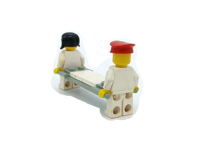 Vintage Lego Set Ambulance No.6680 (1981)