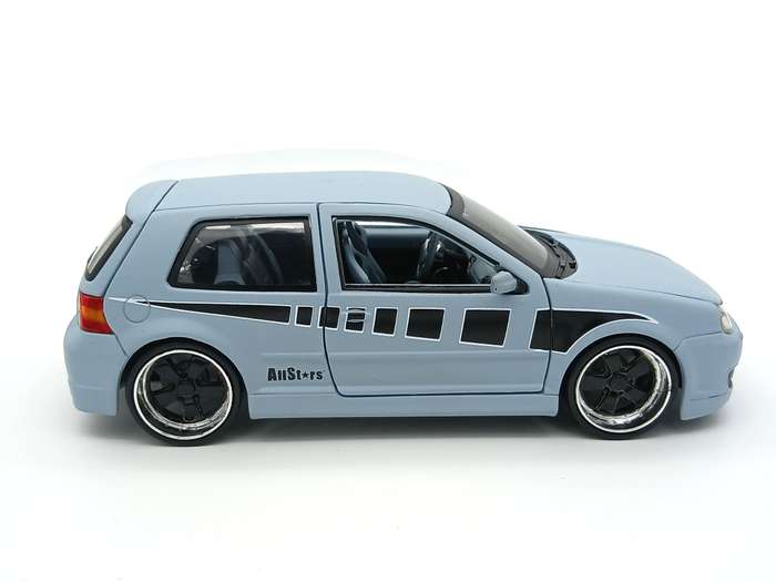 Maisto Volkswagen VW Golf Mk4 R32 1/24 Matt Blue/Grey All Stars - Rare