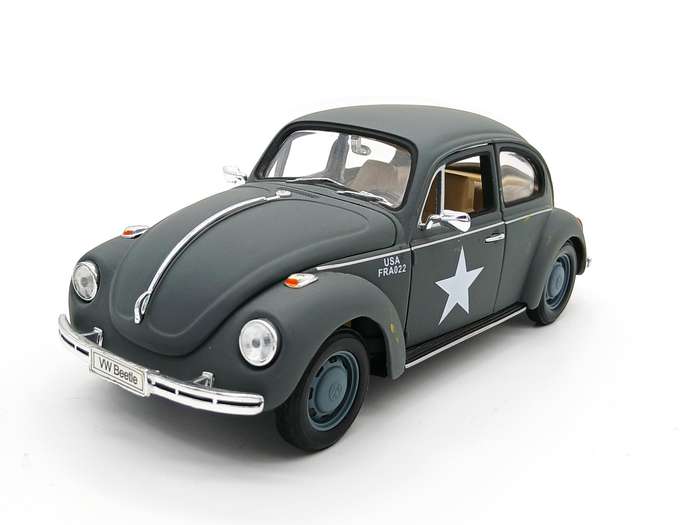 Welly Volkswagen VW Beetle Military  1/24