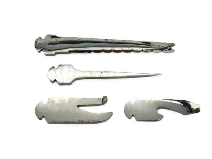 Vintage Fishing Knife Camping knife set with interchangeable parts