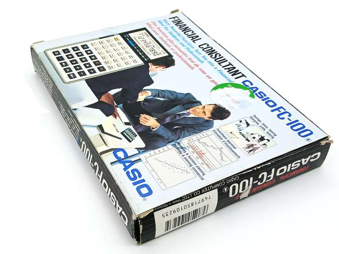 Vintage Casio Calculator FC-100 Financial Consultant 1980s