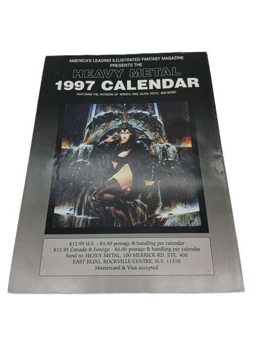 Heavy Metal Illustrated Fantasy Magazine for Adults September 1996
