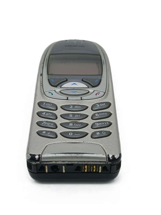 Vintage Nokia 6310i Cell phone 2000s and car handsfree cradle