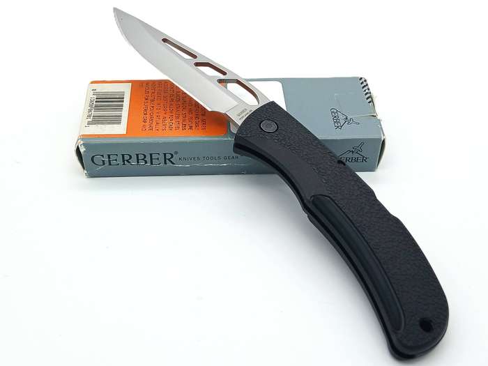 Gerber E-Z Out Skeleton Folding Knife - Plain Edge