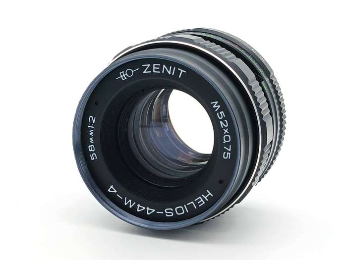 Vintage Zenit 35mm SLR Camera with Helios 44M f/2 58mm lens