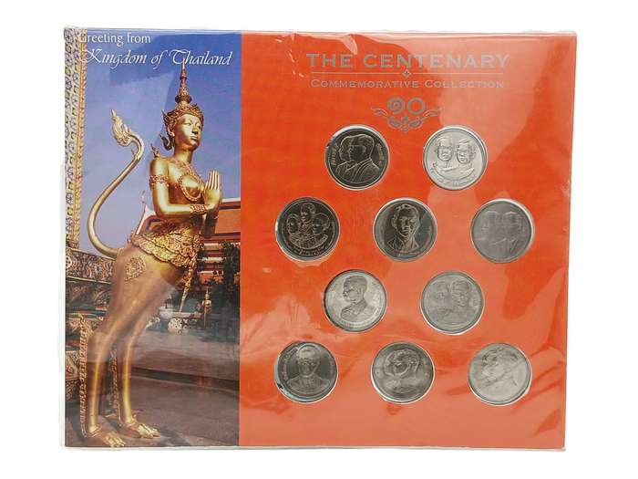Thailand Commemorative coin set from 90s.  10 Coins.